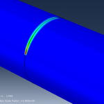 Laser welding on a pipe using Dflux Subroutine