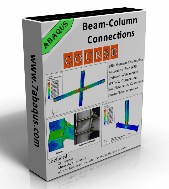 Beam-Column Connection Abaqus Simulation