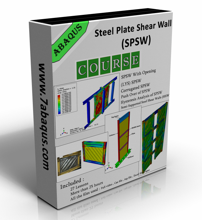 Steel Plate Shear Wall Abaqus Simulation